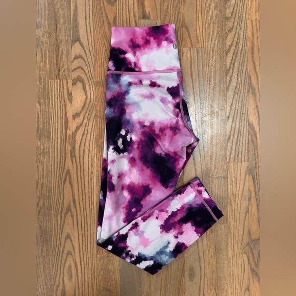 lululemon athletica Multicolor Patterned Leggings Sz 8 - Picture 2 of 6